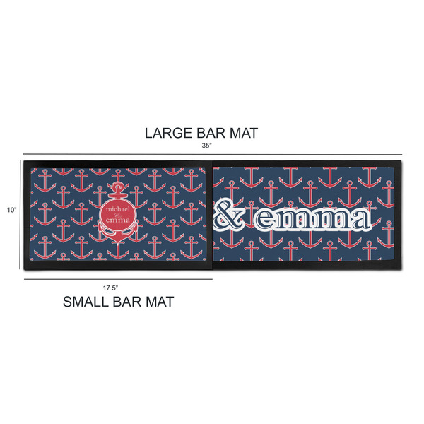 All Anchors Bar Mats - Sizing Chart