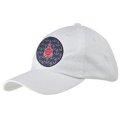 All Anchors Baseball Cap - White (Personalized)