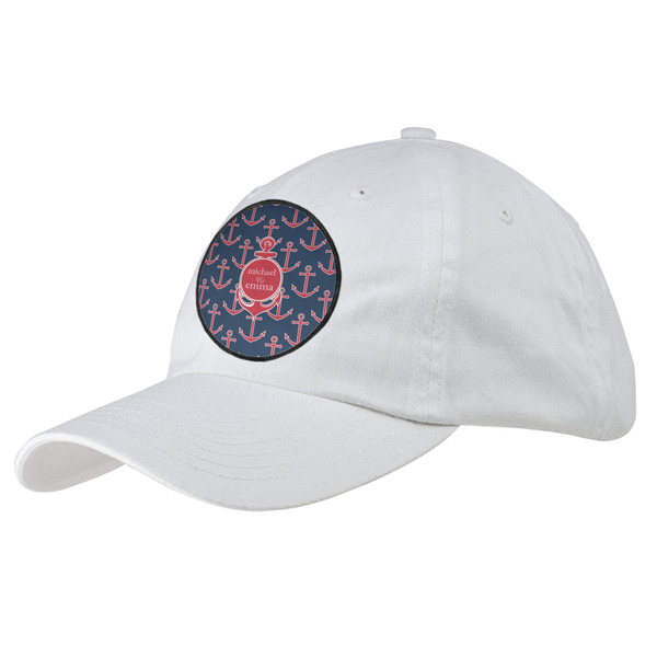 Custom All Anchors Baseball Cap - White (Personalized)