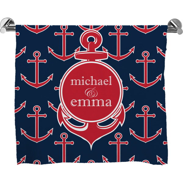 Custom All Anchors Bath Towel (Personalized)