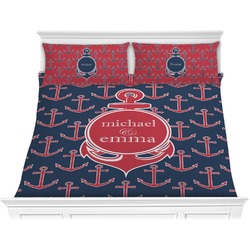 All Anchors Comforter Set - King (Personalized)