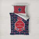 All Anchors Duvet Cover Set - Twin (Personalized)