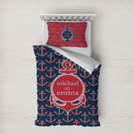 All Anchors Duvet Cover Set - Twin XL (Personalized)