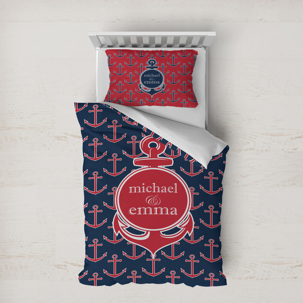 Custom All Anchors Duvet Cover Set - Twin XL (Personalized)