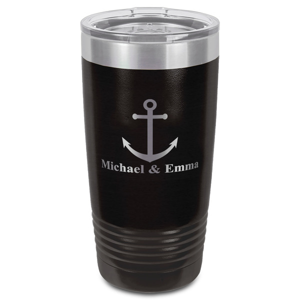 All Anchors Black Polar Camel Tumbler - 20oz - Front