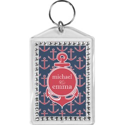All Anchors Bling Keychain (Personalized)
