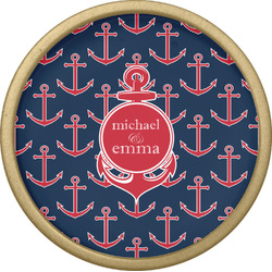 All Anchors Cabinet Knob - Gold (Personalized)