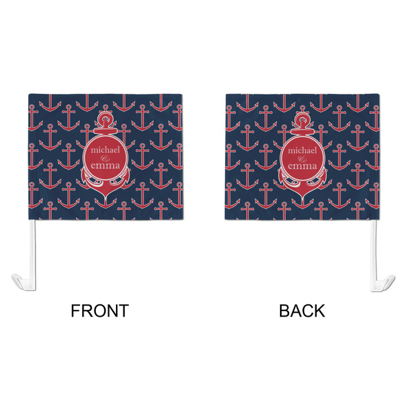 All Anchors Car Flag - Large - APPROVAL