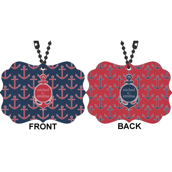 All Anchors Car Ornament (Approval)