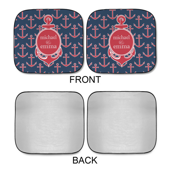 All Anchors Car Sun Shades - APPROVAL
