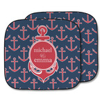 All Anchors Car Sun Shade - Two Piece (Personalized)