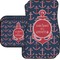 All Anchors Car Floor Mats Set - 2 Front & 2 Back (Personalized)
