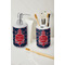 All Anchors Ceramic Bathroom Accessories - LIFESTYLE (toothbrush holder & soap dispenser)
