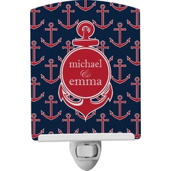 All Anchors Ceramic Night Light (Personalized)