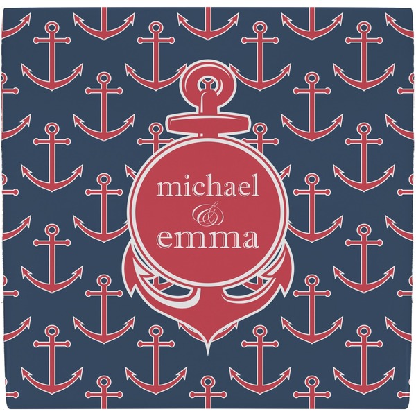 Custom All Anchors Ceramic Tile Hot Pad (Personalized)
