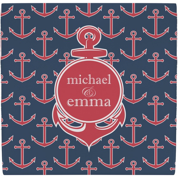 Custom All Anchors Ceramic Tile Hot Pad (Personalized)