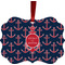 All Anchors Christmas Ornament (Front View)