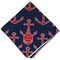 All Anchors Cloth Dinner Napkin - Single w/ Couple's Names