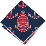 All Anchors Cloth Napkin w/ Couple's Names
