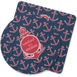 All Anchors Rubber Backed Coaster (Personalized)