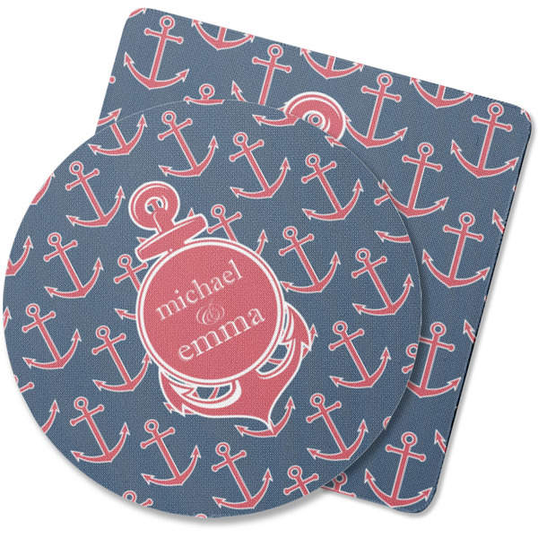Custom All Anchors Rubber Backed Coaster (Personalized)