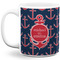 All Anchors 11 Oz Coffee Mug - White (Personalized)