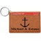 All Anchors Leatherette Keychain ID Holder (Personalized)