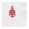 All Anchors Embossed Decorative Napkins (Personalized)