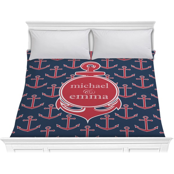 Custom All Anchors Comforter - King (Personalized)