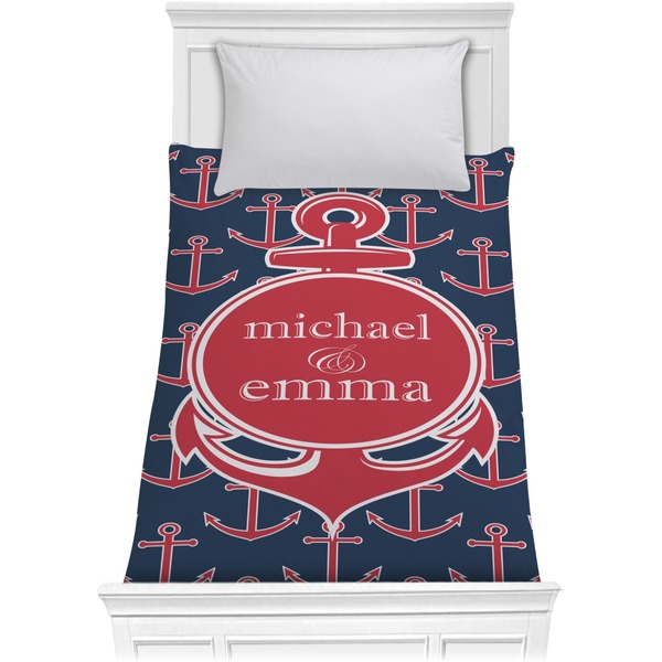 Custom All Anchors Comforter - Twin (Personalized)