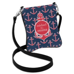 All Anchors Cross Body Bag - 2 Sizes (Personalized)