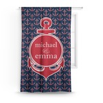 All Anchors Curtain - 50"x84" Panel (Personalized)