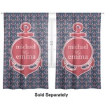 All Anchors Curtain Panel - Custom Size (Personalized)
