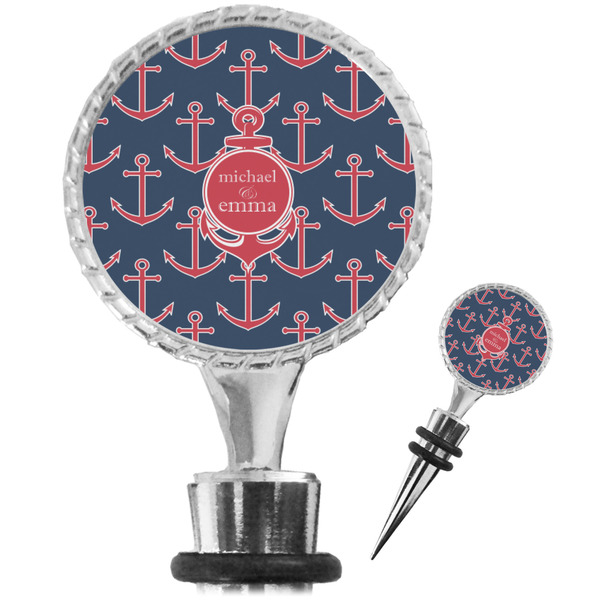 Custom All Anchors Wine Bottle Stopper (Personalized)