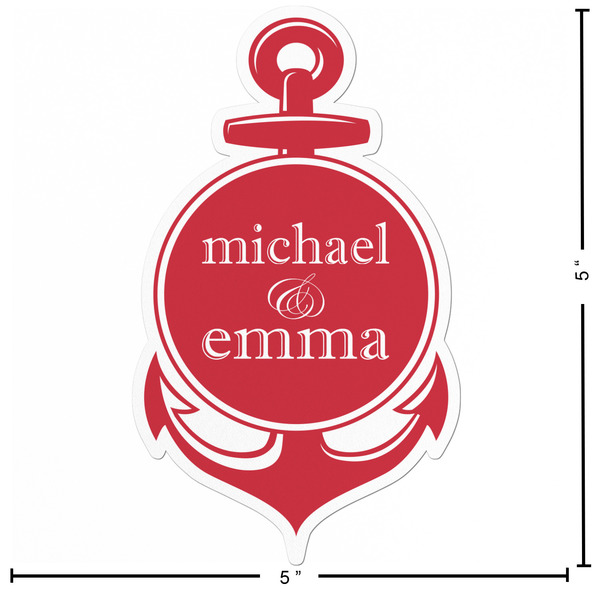 All Anchors Custom Shape Iron On Patches - L - APPROVAL