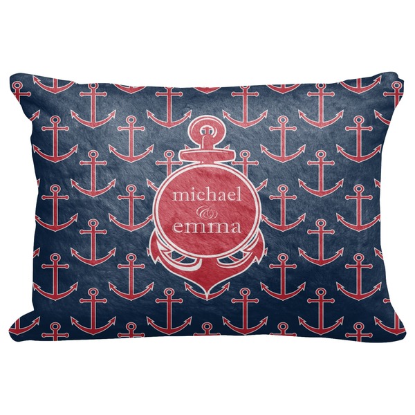 Custom All Anchors Decorative Baby Pillowcase - 16"x12" (Personalized)
