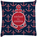 All Anchors Decorative Pillow Case (Personalized)