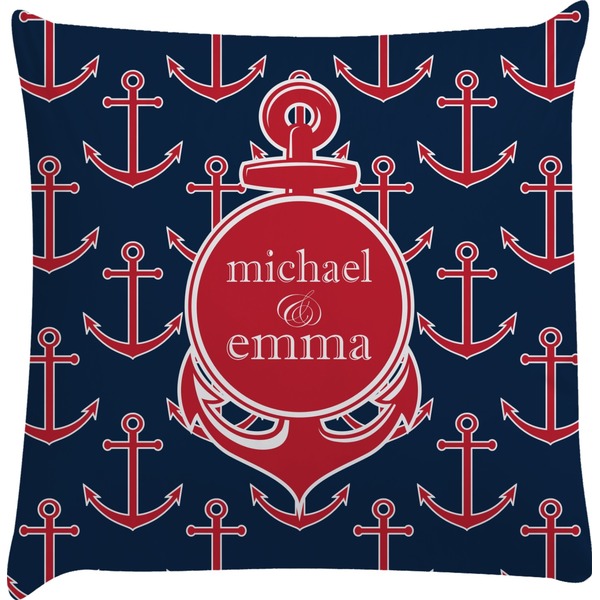 Custom All Anchors Decorative Pillow Case (Personalized)