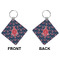 All Anchors Diamond Keychain (Front + Back)