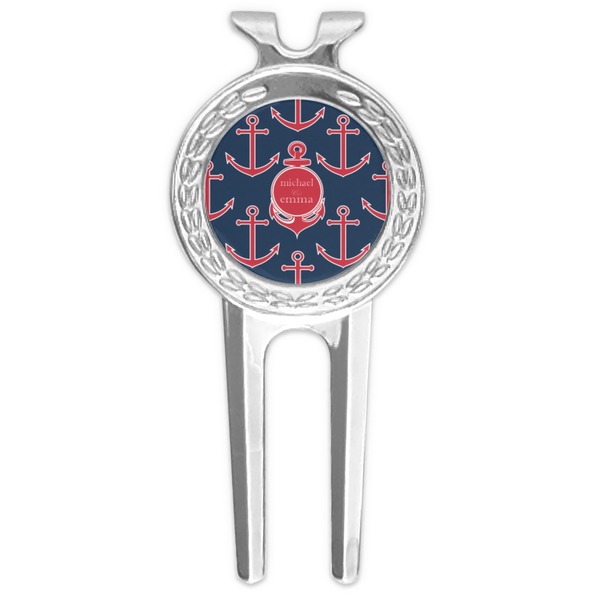 Custom All Anchors Golf Divot Tool & Ball Marker (Personalized)