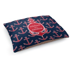 All Anchors Dog Bed - Medium w/ Couple's Names