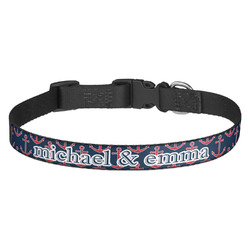 All Anchors Dog Collar (Personalized)