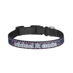 All Anchors Dog Collar - Small (Personalized)