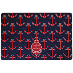 All Anchors Dog Food Mat w/ Couple's Names