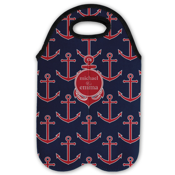 All Anchors Double Wine Tote - Flat (new)