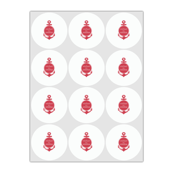 All Anchors Drink Topper - Small - Set of 12