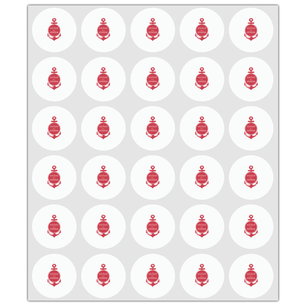 All Anchors Drink Topper - XSmall - Set of 30