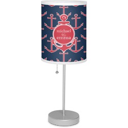 All Anchors Lamp with Drum Shade (Personalized)