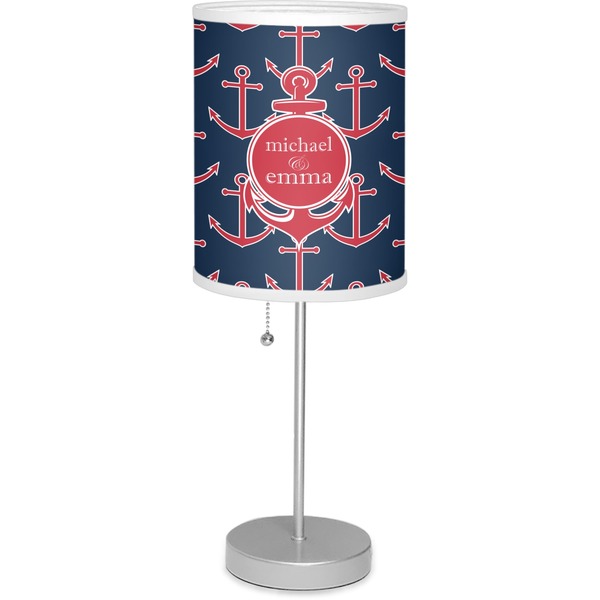 Custom All Anchors Lamp with Drum Shade (Personalized)