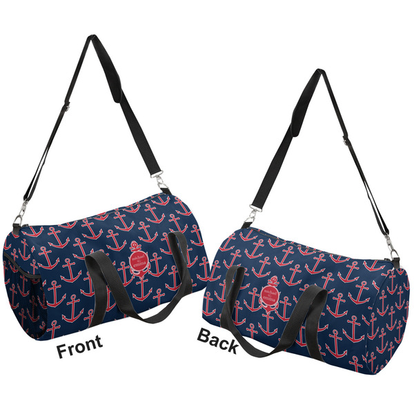 All Anchors Duffle bag large front and back sides